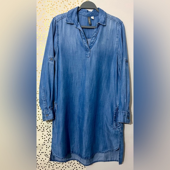 Allison Joy Tops - Allison Joy Blue Denim Tunic w Pockets size M